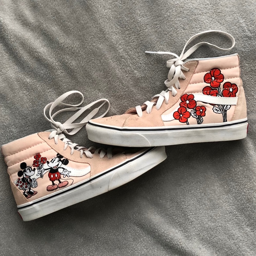 Disney Hightop Vans, women’s size 7